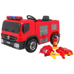 Elektrické autíčko - hasičské - červené